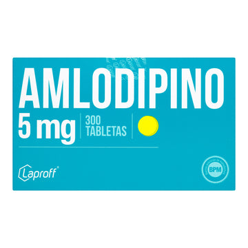 Amlodipino 5 mg 300 Tabletas — Laproff