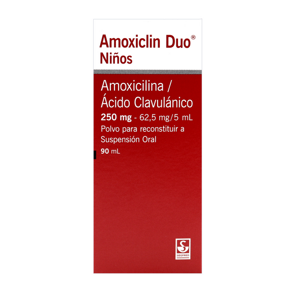Amoxiclin Duo Niños polvo 90 ml — Siegfried