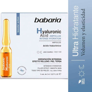 Ampolla Facial Ácido Hialurónico Babaria 2 ml x 5 Unds
