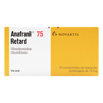 Anafranil 75 mg 10 Grageas Retard — Pharmalab Phl Laboratorios S A S