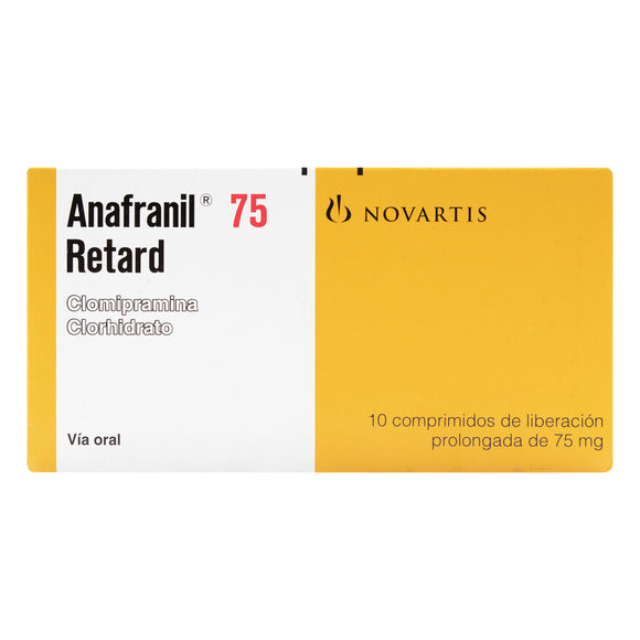 Anafranil 75 mg 10 Grageas Retard — Pharmalab Phl Laboratorios S A S