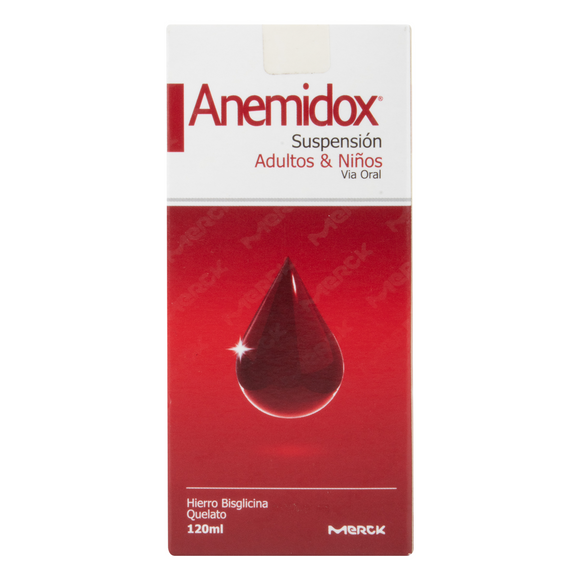 Anemidox suspensión oral 120ml hierro bisglicina quelato — Procter & Gamble