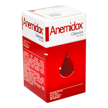 Anemidox cápsulas hierro vitamina C ácido fólico — Procter & Gamble