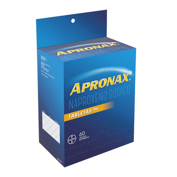 Apronax 550mg naproxeno sódico 60 tabletas — Bayer
