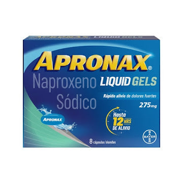 Apronax Liquid Gel Naproxeno sódico 275mg 50 cápsulas — Bayer
