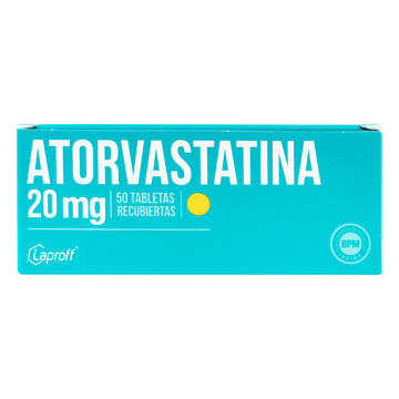 Atorvastatina 20 mg 50 Tabletas — Laproff