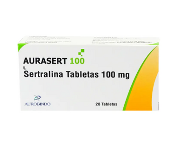 Aurasert 100 mg (sertralina) 28 Tabletas — Novamed