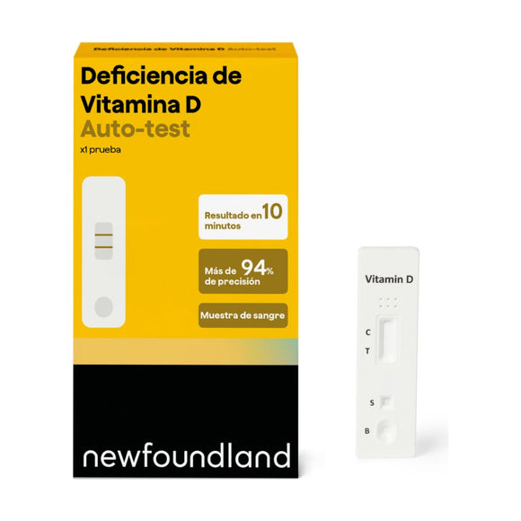 Autoprueba rápida de deficiencia de vitamina D, 25-hidroxivitamina D, 1 prueba — Newfoundland