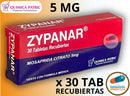 Zypanar 5mg mosaprida citrato 30 tabletas recubiertas — Química Patric