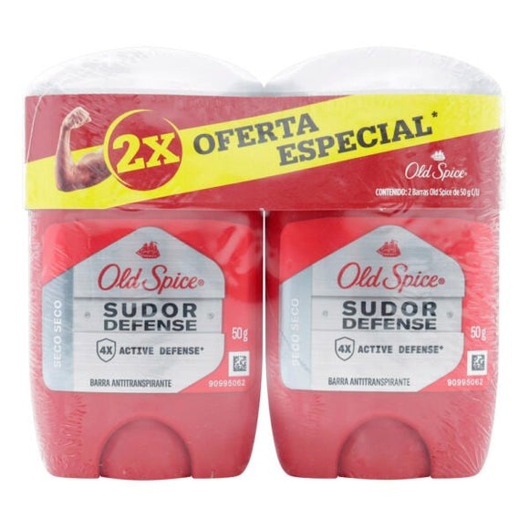 2 Desodorante Old Spice Barra Seco Seco 50g - Procter y Gamble