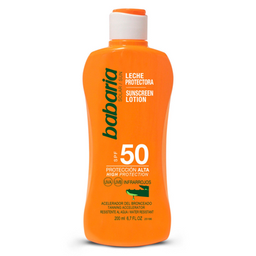 Babaria Protector Solar Aloe SPF 50 200 ml