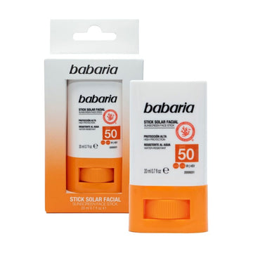 Babaria stick solar facial SPF 50 barra de 20 ml — Babaria