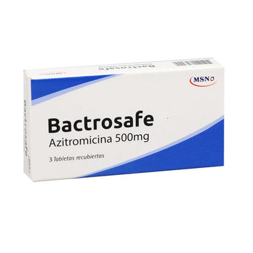Bactrosafe 500mg 3 tabletas — MSN Laboratories