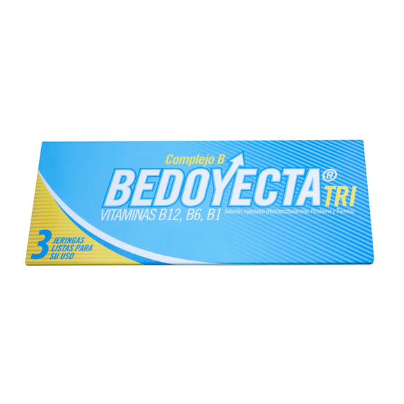 Bedoyecta Tri complejo B inyectable 3 ampollas — Humax Pharmaceutical