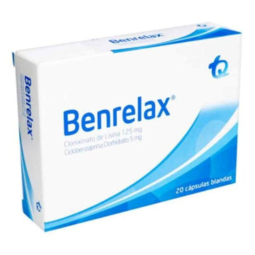 Benrelax 125mg+5mg 20 cápsulas — Tecnoquímicas