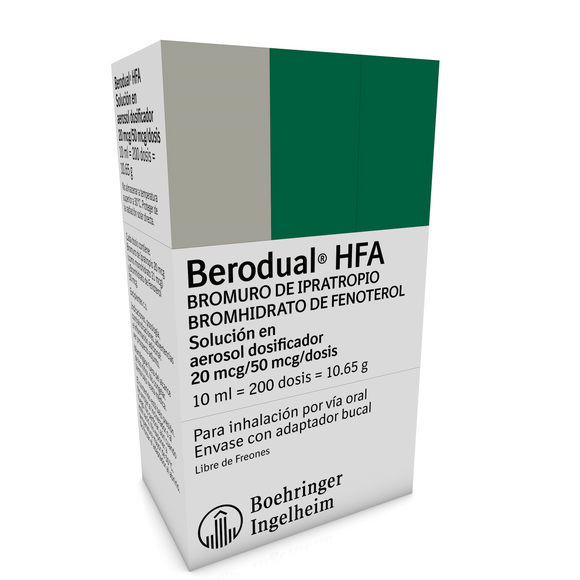 Berodual HFA Inhalador 10 mL — Boehringer Ingelheim