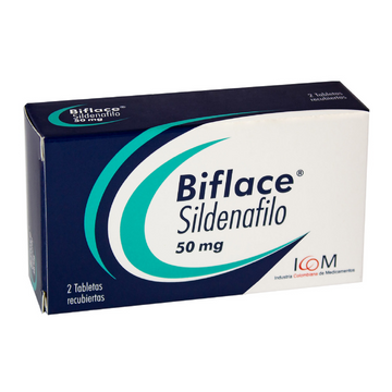 Biflace sildenafil 50mg 2 tabletas — Icom