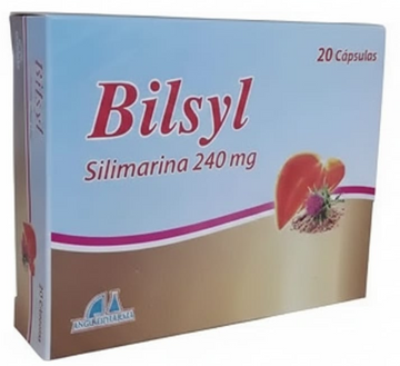 Bilsyl Silimarina 240mg 20 Cápsulas — Anglopharma