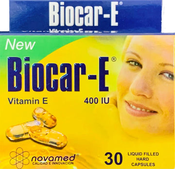 Biocar-E 400 U.I. Vitamina E x 30 Cápsulas — Novamed
