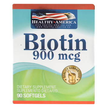 Biotin 900mcg 90 Softgels — Healthy America