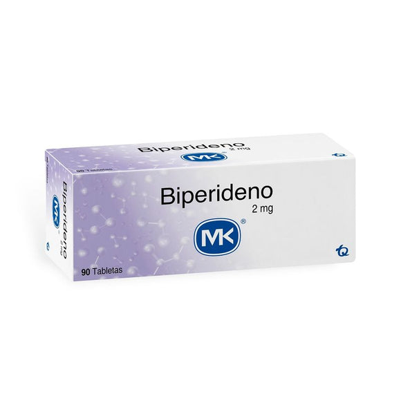 Biperideno 2mg 90 Tabletas — Tecnoquímicas