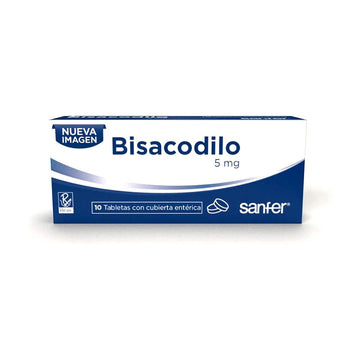 Bisacodilo 5 mg 10 Tabletas — Bussié