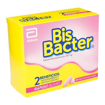 Bisbacter 262mg 48 tabletas — Abbott Farma-Otc