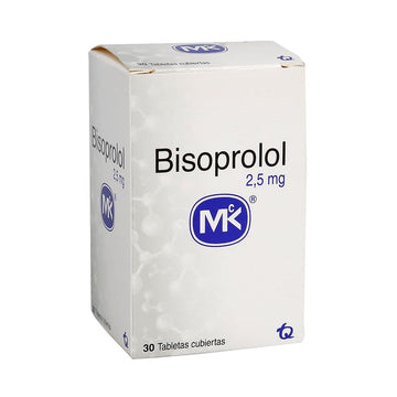 Bisoprolol 2.5mg 30 tabletas — Tecnoquímicas