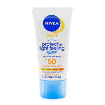 Bloqueador Nivea Sun Facial Fps 50 Light 50 ml — Beiersdorf