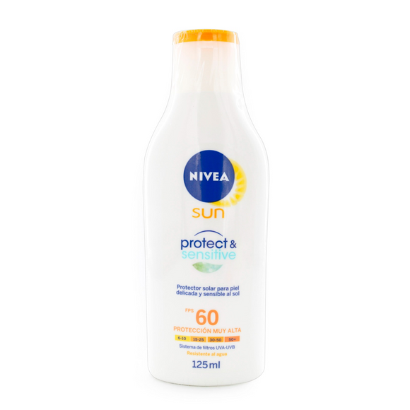 Bloqueador Nivea Sun Fps 60 Ult.sensible 125ml — Beiersdorf