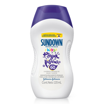 Bloqueador Sundown Kids SPF 60 120ml — Johnson & Johnson