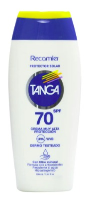 Bloqueador Tanga SPF 70 Adultos Crema 220 ml — Recamier