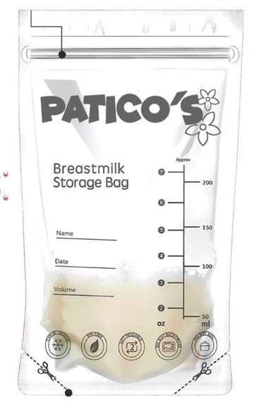 Bolsas recolectoras de leche materna Paticos x20 unidades — Inplasco