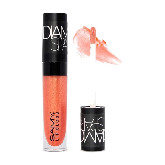 Brillo de Labios Diamond Sparks Samy 01 Melocotón Plata 5 g — Cosméticos Samy