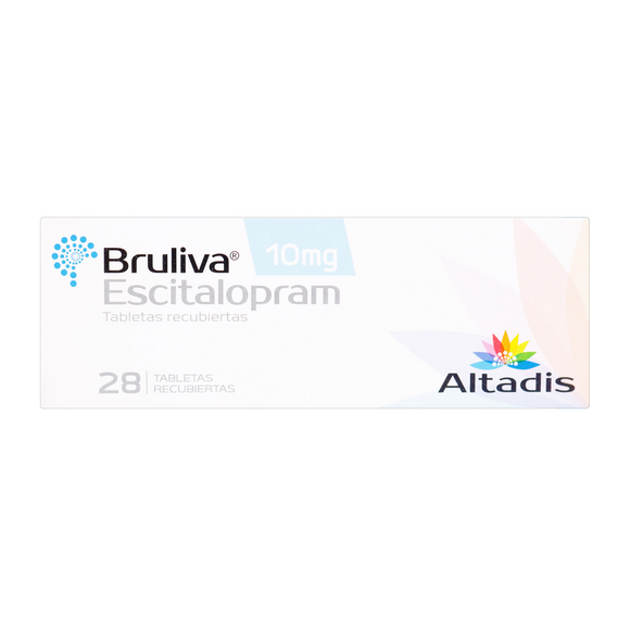 Bruliva 10mg 28 tabletas — Altadis Farmacéutica