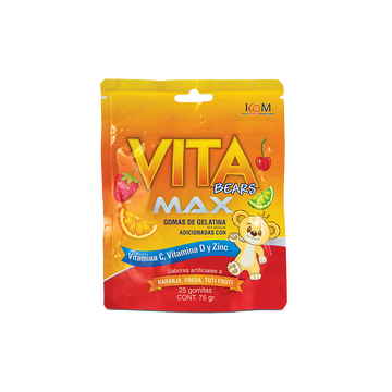 Gomas Vitabears Max suplemento multivitamínico 25 unidades 75 g