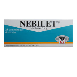 Nebilet Nebivolol 5 mg 28 Comprimidos Menarini