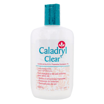 Caladryl Clear Transparente 100 ml — Humax Pharmaceutical