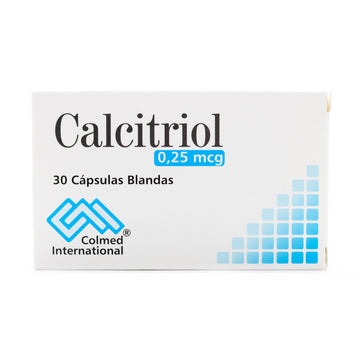 Calcitriol 0.25 mcg 30 Cápsulas — Procaps