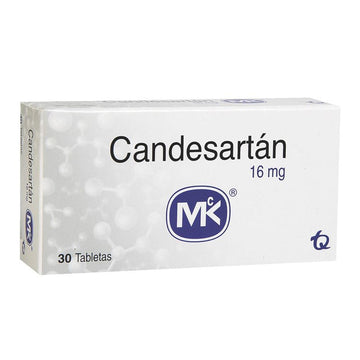 Candesartan 16mg candesartán cilexetilo 30 tabletas — Tecnoquímicas