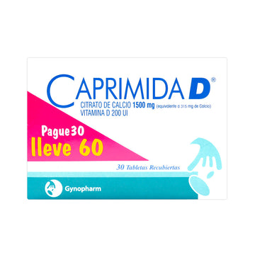 Caprimida D 1500mg/200UI 30 tabletas Pague 1 Lleve 2 — Abbott Farma-Otc