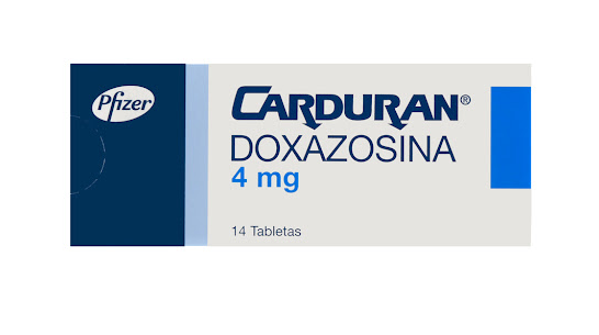 Carduran doxazosina mesilato 4mg 14 tabletas — Pfizer
