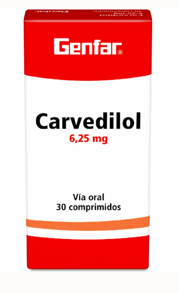 Carvedilol 6.25mg — Genfar