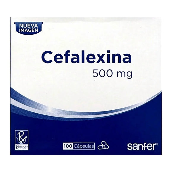 Cefalexina 500 mg 100 Cápsulas — Bussié