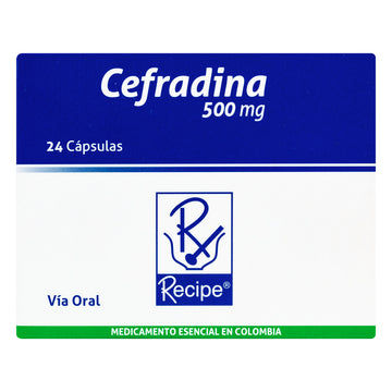 Cefradina 500 mg 24 Cápsulas — Bussié