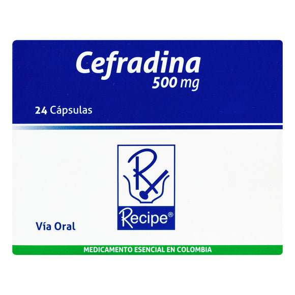 Cefradina 500 mg 24 Cápsulas — Bussié