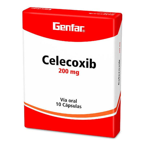 Celecoxib 200mg 10 Cápsulas — Genfar