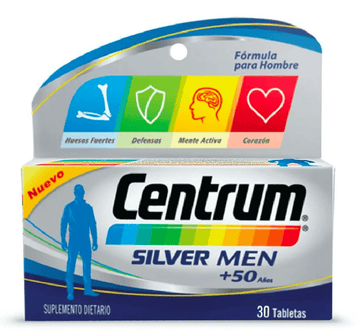 Centrum Silver Men 30 Tabletas — Haleon