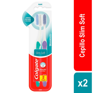 Cepillo Colgate Slim Soft Base 2X1 — Colgate-Palmolive