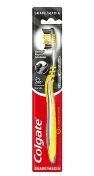 Cepillo Colgate Zig Zag Suave Carbón — Colgate-Palmolive
